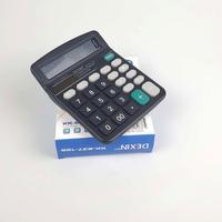 Gambar ST Kalkulator Meja Layar 12 Digit Warna Hitam Solar Power KK-837-12S dari Steve Online undefined 1 Tokopedia