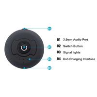 Gambar Multi-Point Audio Bluetooth Transmitter Wireless Connector 2 Devices - Hitam dari Generation Grosir undefined 5 Tokopedia