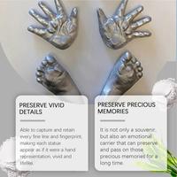 Gambar Plaster Hand Mold Casting Kit Hand Hold Casting Kit Safe Algite Molding Powder 3D Mold-Maker For Hand Sculptures For Couples dari Seijiro Toko undefined 5 Tokopedia