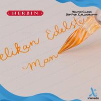 Gambar Herbin Round Glass Dip Pen Calligraphy Pena Celup Kaca Kaligrafi Terbatas dari mahpudinto undefined 2 Tokopedia