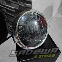 Gambar LAMPU DAYMAKER/LAMPU DEPAN RX KING/LAMPU DEPAN LED/LAMPU BULAT DAYMAKER 7 INC BULAT PNP RX KING SCORPIO KUALITAS PREMIUM dari TitmaniiWisnuu wjiyaya undefined 3 Tokopedia