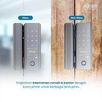 Gambar ARBIT WiFi Door Lock without Handle Kunci Pintu Pintar Fingerprint PIN Kartu RFID eKTP Smart Home dari Anitech Toko undefined 3 Tokopedia