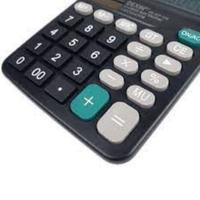 Gambar ST Kalkulator Meja Layar 12 Digit Warna Hitam Solar Power KK-837-12S dari Steve Online undefined 3 Tokopedia