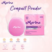 Gambar MARINA Compact Powder UV Brighten Up | with UV A & UV B Protection Vitamin E | Bedak Padat | FUFUMISE dari zenryu27 undefined 1 Tokopedia