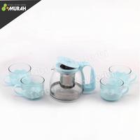 Gambar SERBU MURAH 5 PCS - Tea Pot Set Kaca 5 in 1 - JB-1006 SARINGAN - Warna Random - Cangkir Set / Cangkir Kopi / Cangkir Keramik / Cangkir Teh - Mug Set - Gelas Cantik - Gelas Kaca - Unique Elegant Mewah - Souvenir Lebaran - Termurah Terlaris PROMO DISKON dari tgdfdhc undefined 4 Tokopedia