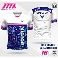 Gambar jersey badminton victor custom baju bulu tangkis victor kaos badminton unisex dari Hijau Daun23 undefined 2 Tokopedia