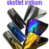 Gambar Stiker skotlet kaca helm, skotlet kaca mobil,skotlet iridium lebar 20cm dari raflijr undefined 2 Tokopedia