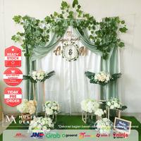Gambar Dekorasi Bekdrop Lamaran Nikahan Syukuran Aqiqah Khitan Background Dinding Filamin Paket Mulia Vv dari dahliai undefined 1 Tokopedia