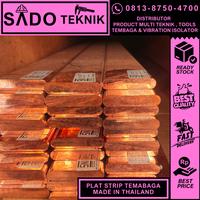 Gambar Plat Strip Tembaga Asli Murni , Busbar , Ukuran 4x40x4000 @mm Plat Strep Copper Made in Thailand dari SADO TEKNIK undefined 1 Tokopedia
