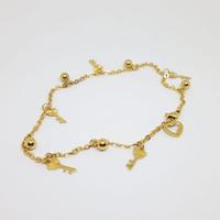 Gambar Gelang Kaki Emas Titanium Asli Original dari Ibrachim undefined 4 Tokopedia