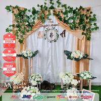 Gambar Dekorasi Bekdrop Lamaran Nikahan Syukuran Aqiqah Khitan Background Dinding Filamin Paket Mulia Vv dari dahliai undefined 4 Tokopedia