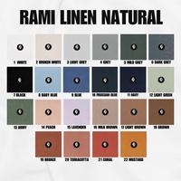 Gambar Kain Rami Linen Natural Polos IMPORT PREMIUM Grade A - REVINTEX BANDUNG dari sepefa undefined 1 Tokopedia