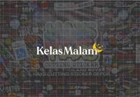 Gambar NEW Cutting Sticker Kelas Malam Ukuran 10 cm untuk motor mobil - Putih dari novajuliana2 undefined 2 Tokopedia