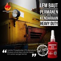 Gambar Dearrii Lem Baut Permanen Loctite 272 Threadlocker For Heavy Duty 50Ml dari DearRii undefined 1 Tokopedia