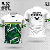 Gambar Jersey bulu tangkis victor baju badminton kaos bulutangkis dari kystr undefined 2 Tokopedia