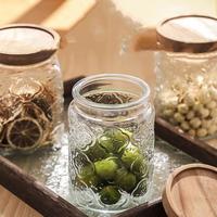Gambar 700Ml Toples Kaca Kedap Udara / Wadah Penyimpanan Kedap Udara Untuk Kaleng Bergaris Kaca Dengan Tutup/ Kue Sereal/Bumbu Kopi Dan Teh dari Narsih Jaya undefined 4 Tokopedia