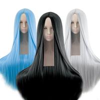 Gambar WIG RAMBUT PALSU HSIU COSPLAY BASE 100CM BELAH TENGAH TANPA PONI BLACK SILVER WHITE BANYAK WARNA dari RISKANI OYISAM undefined 3 Tokopedia