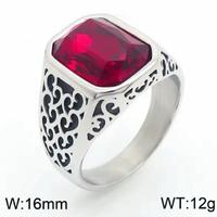 Gambar Cincin Pria Batu Ruby Siam Super Red Octagon Ring Titanium Turkish Elegan - 8 dari YogaAccessories undefined 1 Tokopedia