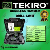 Gambar TEKIRO Cordless Hammer Drill 13mm Mesin Bor Baterai 20Volt impact Dril dari Mekar Indah Makmur Sentosa undefined 2 Tokopedia