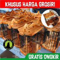 Gambar GROSIR Sangkar Kandang Untulan Pleci Konin Kayu Jati Koper Mini Plitur dari CV RASINEM SENTOSAAAAA undefined 5 Tokopedia