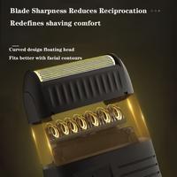 Gambar VGR Razor Rechargeable Razor Professional Beard Trimmer Electric Trimmer Reciprocating Shaver Finishing Shaver for Man V-375 dari ada sahwa nih8 undefined 2 Tokopedia