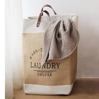 Gambar Eka Home - Laundry Bag Lipat Kantong Tempat Keranjang Baju Cucian Pakaian Kotor Bekas Katun dari EKA HOME undefined 2 Tokopedia