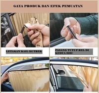 Gambar AM-10 Car Magnet Window Sun Shades 4 pcs Tirai Gorden Jendela Kaca Mobil Mobil Daihatsu Toyota Honda BR-V Rocky Rush xpander Cross Raize dari ikakarti undefined 4 Tokopedia