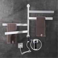 Gambar Electric Bath Towel Warmer Heating Towel Shelf Rack Towel Radiator Rotatable Smart Digital Display Bathroom Accessories Sets dari mawar mbasiti4 undefined 2 Tokopedia