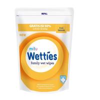 Gambar Tissue Basah Mitu Wetties Refill Antiseptic FRESH LEMON 90'S dari CV SARINAH SENTOSAAAAA undefined 1 Tokopedia