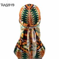 Gambar Unisex Printing Silk Durag Ankara Style Men Silky Durag Long Tail Head Scarf Headwear Headband Wave Cap Durags dari permak ibuela8 undefined 2 Tokopedia