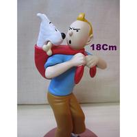 Gambar The Adventure of Tintin Action Figure  Tin Tin carrying Snowy dari norival mart undefined 3 Tokopedia