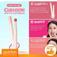 Gambar Judydoll Cushion Matte Lipcream N14 Cherry Pout 1.8Gr - Lipstik Super Nyaman, Tahan 12 Jam, Hasil Ringan, Transferproof, Velvet Matte Finish dari Guardian Official Store undefined 5 Tokopedia