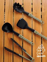 Gambar AWADA Folding Portable Cutlery  Spoon Cooking Shovel Camping Picnic Cookware Silicone Shovel dari lalaine undefined 1 Tokopedia