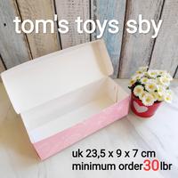 Gambar T05. box dus kotak kue roll cake tart gulung spiku food grade paper pink dari JULAHA05 undefined 4 Tokopedia