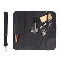 Gambar 10 Slot Chef Knife Roll Bag Portable Durable Camping School Work Cooking Kitchen Cleaver Carry Case Knives Storage Pockets Tools dari Farah DEWI undefined 4 Tokopedia