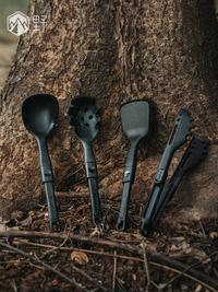 Gambar AWADA Folding Portable Cutlery  Spoon Cooking Shovel Camping Picnic Cookware Silicone Shovel dari lalaine undefined 5 Tokopedia