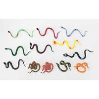 Gambar GROSIR 12pc Mainan Ular Karet Kecil isi 12 | Ular ularan karet - Mainan Miniatur Figure Binatang Reptil - LABALABA 8PC dari Madison Toys undefined 4 Tokopedia