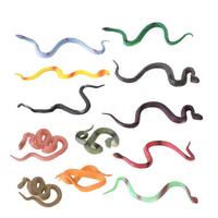 Gambar GROSIR 12pc Mainan Ular Karet Kecil isi 12 | Ular ularan karet - Mainan Miniatur Figure Binatang Reptil - LABALABA 8PC dari Madison Toys undefined 3 Tokopedia