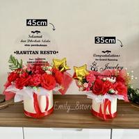 Gambar HelloHappy Ready Bucket Bloom Box Bunga Buket Balon wisuda grand opening toko dari lasekaosmavf undefined 3 Tokopedia