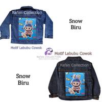 Gambar JAKET JEANS ANAK PEREMPUAN DAN LAKI-LAKI MOTIF LABUBU DAN KUROMI 3D USIA 1-10 TAHUN TERLARIS - Motif Polos Biru, S dari Rafan Grosir undefined 3 Tokopedia