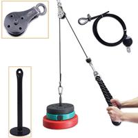 Gambar Katrol Fitnes Set Home Gym Workout Multifungsi Pull Down Triceps Bicep Murah - Model A dari fariscuy undefined 1 Tokopedia