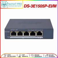 Gambar Hikvision DS-3E1505P-EI/M 4 Port Gigabit PoE 45W Wall Mount dari PRO Official Store undefined 1 Tokopedia
