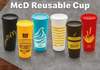 Gambar Reusable Tumbler Cup Gelas McD McDonald McDonalds McDonald's Baru New - Putih 2020 dari Fantasy Land undefined 2 Tokopedia