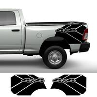 Gambar Pickup Rear Bed Side Stickers For Dodge Ram Rebel TRX Truck Trunk Graphics Grunge 4X4 Decor Decal Vinyl Cover Auto Accessories dari src grosir sidik undefined 1 Tokopedia