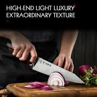 Gambar HEZHEN 1-3 Pieces Knife Set High Quality North America Desert Ironwood &110 Layers Damascus Super Steel  Rivet Beautiful Box dari darsimistore undefined 4 Tokopedia