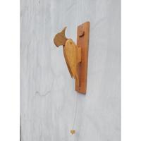Gambar Pengetuk Pintu Kayu Burung A4 dekorasi rumah - JATI dari eboie store undefined 4 Tokopedia