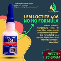 Gambar LEM INSTAN TERKUAT LOCTITE 406 20GRAM KHUSUS PLASTIK DAN KARET ELASTIS dari Mimin_98 undefined 3 Tokopedia