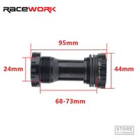 Gambar RACEWORK XT Hollowtech Mtb Crank Arms For Bicycle Crankset Integrated Candle Pe 2 Crowns Mountain Bike Connecting Rods 104 Bcd dari netinetnot undefined 3 Tokopedia