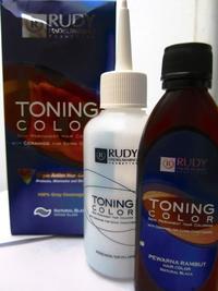 Gambar Toning Color Natural Black Pewarna Rambut Rudi Hadisuwarno 60ml - Hitam dari tokofaris1 undefined 1 Tokopedia