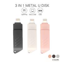 Gambar 1TB Flash Drive for iphone  USB3.0  Flash Disk Lightning/Micro USB 3in1 Stick for ios PC Android Cellphone Y47 - Pink, 1TB dari GadgetPintarShop undefined 1 Tokopedia